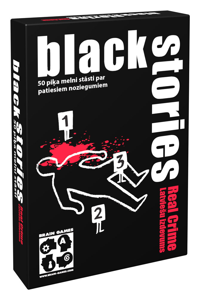 Brain Games Black Stories Real Crime LV galda spēle