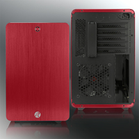 RAIJINTEK STYX Micro-ATX Gehause - rot Window Datora korpuss