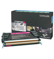 Lexmark Original Toner magenta 10.000 pages (C736H1MG) farC736dn/dtn/n, X736de, X738de/dte toneris