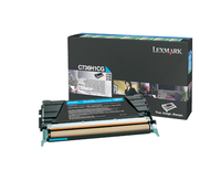 Lexmark Original Toner cyan 10.000 pages (C736H1CG) far C736dn/dtn/n, X736de, X738de/dte toneris