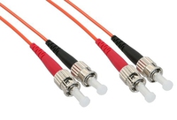 InLine 81503 LWL Duplex-Kabel ST-Stecker auf ST-Stecker 50/125µm OM2 3m kabelis, vads