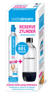 SodaStream Reserve-Zylinder 50-60 ltr + 1 Liter PET Flasche