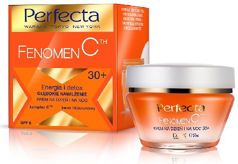 Perfecta Krem do twarzy Fenomen C 30+ Energia i Detoks nawilzajacy 50ml 072200 (5900525042200) kosmētika ķermenim