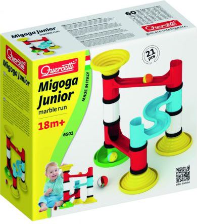 Quercetti Migoga Junior ball track, culodrome 6502 konstruktors