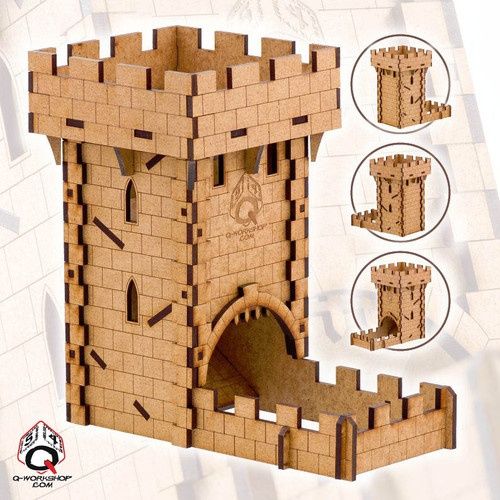 Q-Workshop Wieza do kosci Dice Tower 25201 (5907699491933) galda spēle