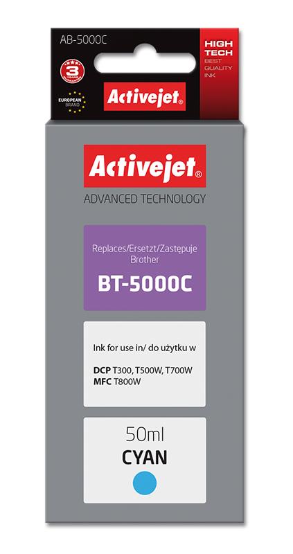 Activejet AB-5000C (replacement Brother BT-5000C; Supreme; 50 ml; blue) kārtridžs