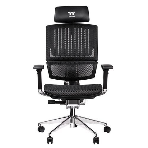 Thermaltake CyberChair E500, gaming chair (black / silver) datorkrēsls, spēļukrēsls