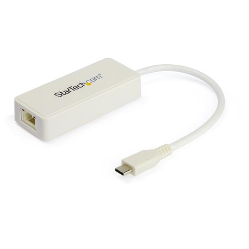 STARTECH USB-C ETHERNET ADAPTER WITH EXTRA USB PORT