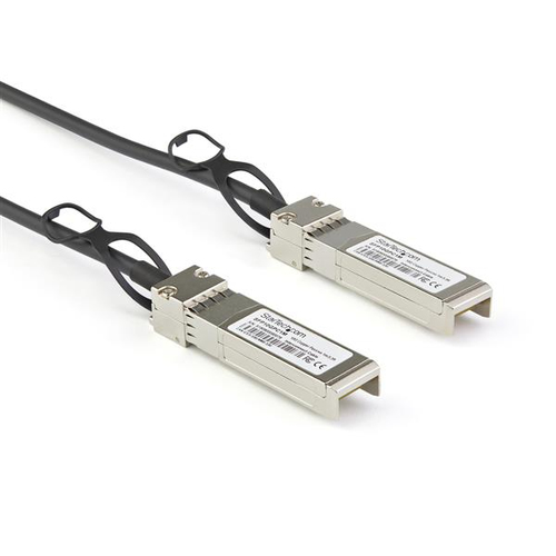 StarTech.com DACSFP10G1M SFP+ Kabel (1m, 10 GbE, Dell EMC DAC-SFP-10G-1M kompatibles SFP+ Kabel, Passives Kupfer DAC Kabel, Mini-GBIC) - 10G datortīklu aksesuārs
