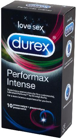 Durex  Prezerwatywy Performax Intense 10szt 644984 (5052197004984)