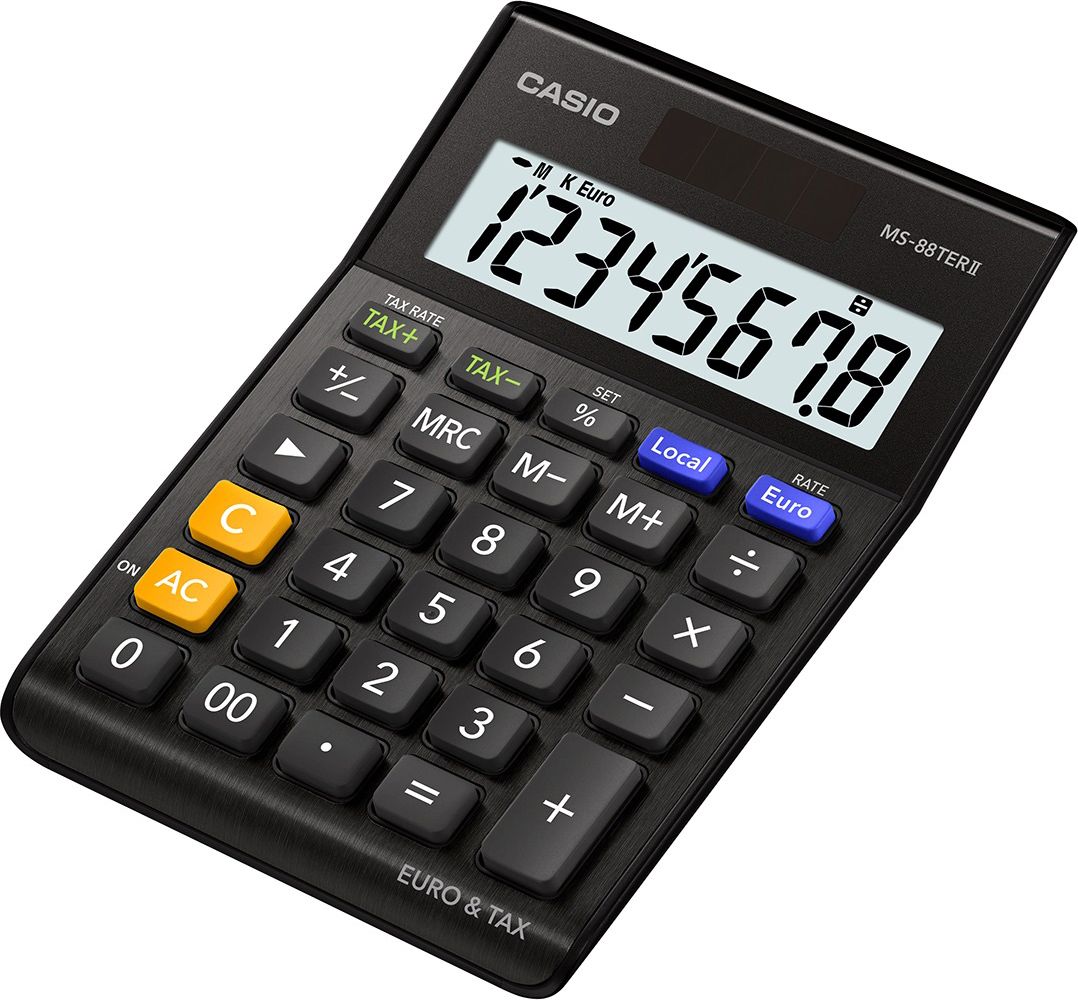 Kalkulator Casio (MS-88TERII-S) 4531302 kalkulators