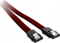 CableMod SATA - SATA, 0.6m, Czerwony (ZUSA-237) ZUSA-237 (0716894282353) kabelis datoram