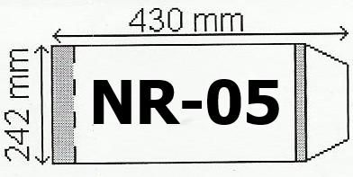 Narnia Okladka na podr B5 regulowana nr 5 (50szt) (131643) 131643 (5907443800325)