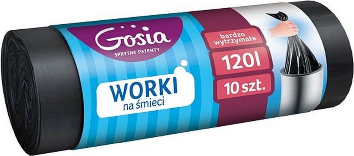 Politan Gosia Worki 120l G A10 Czarne 3586 GOS000195 (5904771001677) atkritumu tvertne