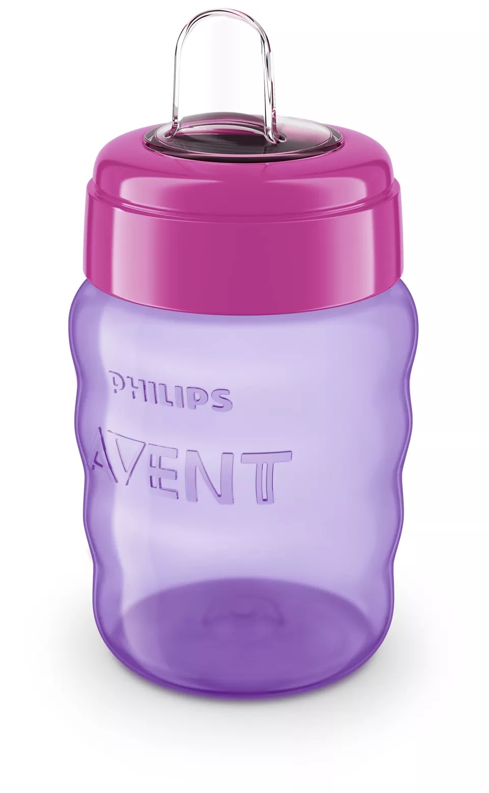 Philips Avent Easy Sip mācību krūzīte,  9M+, 260ml, silikona snīpis, rozā SCF553/03 piederumi bērnu barošanai