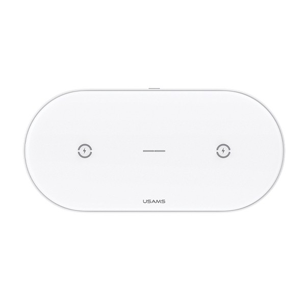 Inductive charger 10W Dual white CD120JN01 iekārtas lādētājs