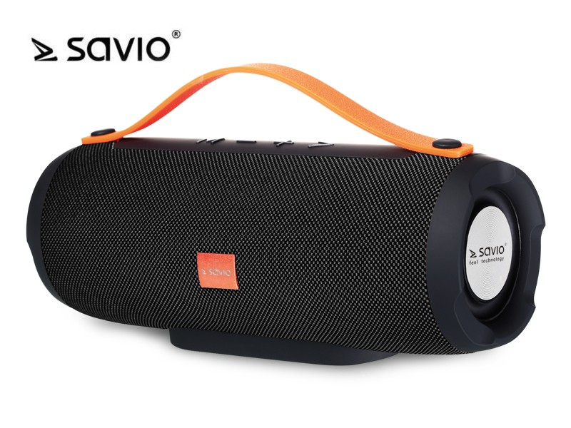 SAVIO BS-023 Wireless Bluetooth Speaker black pārnēsājamais skaļrunis