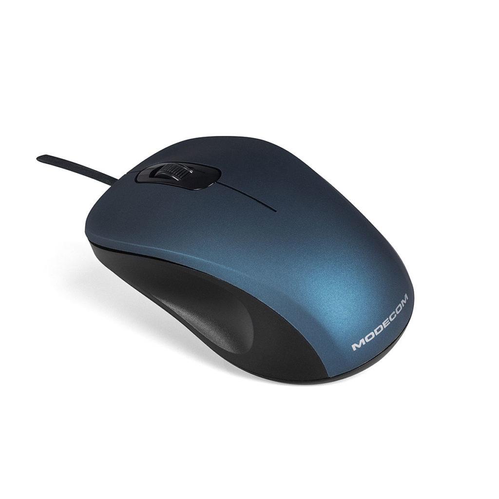 MODECOM Optical Mouse Silent M10S Blue Datora pele