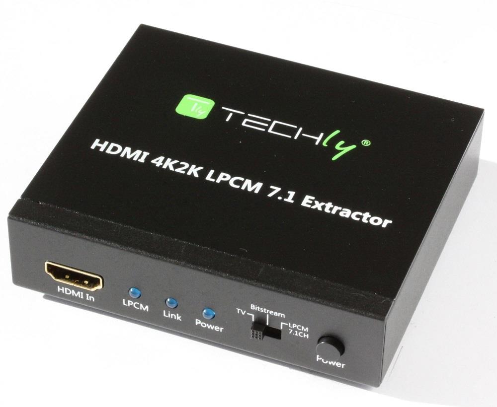 HDMI 4K audio extractor SPDIF Toslink, 4x Jack 3.5mm, LPCM 5.1CH / 7.1CH