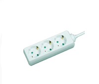 MicroConnect 3-way Schuko Socket 3M White Without ON/OFF Switch,  5711045108846 UPS aksesuāri