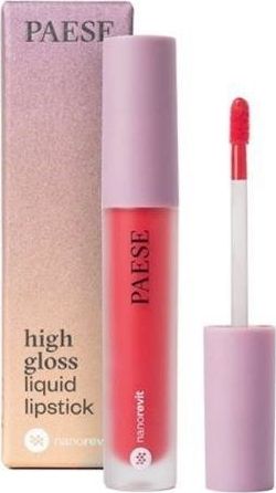 Paese PAESE_Nanorevit High Gloss Liquid Lipstick pomadka w plynie do ust 53 Spicy Red 4.5ml 5902627617058 (5902627617058) Lūpu krāsas, zīmulis