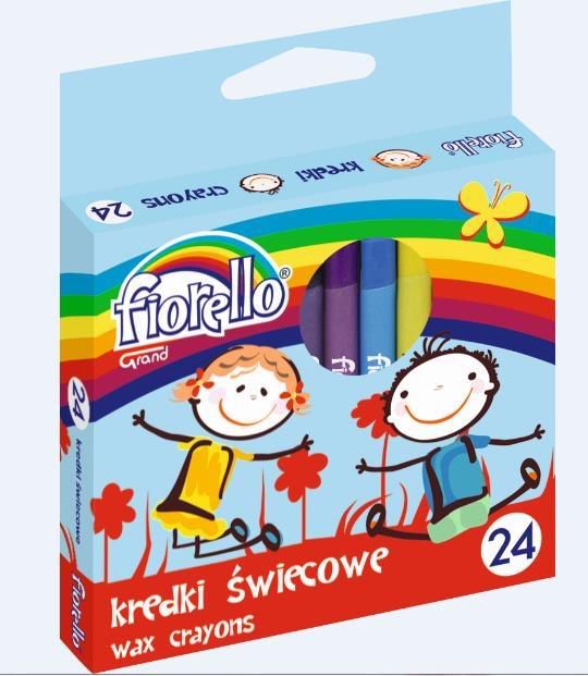 Grand Kredki swiecowe 24 kolory Fiorello - WIKR-935972