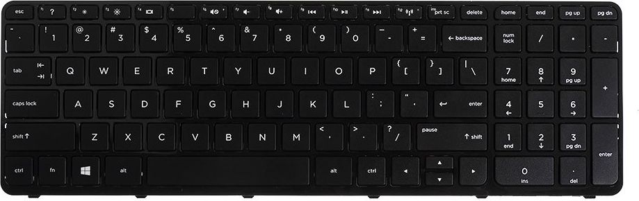 Green Cell Keyboard for HP 250 255 G3, Pavilion 15