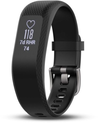 Garmin Vivosmart 3, Black - (Strap Medium) Viedais pulkstenis, smartwatch