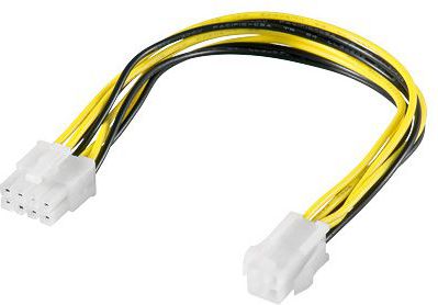 PremiumCord kabel 8 pin zenski na P4 4pin meski - kn-16 kabelis datoram