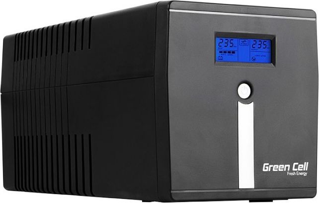 Green Cell UPS Microsine 1000VA with LCD display nepārtrauktas barošanas avots UPS