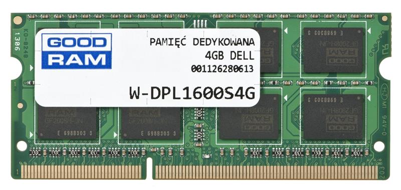 Memory notebook HP 4GB/1600(1333/1066)