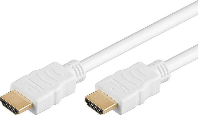 Kabel PremiumCord HDMI - HDMI 2m bialy (kphdme2w) kphdme2w (8592220013110) kabelis video, audio