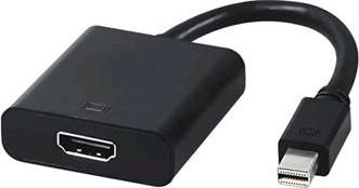 Adapter AV PremiumCord DisplayPort Mini - HDMI czarny kportadm11 (8592220014056)