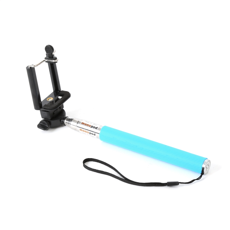 Omega Kijek for Selfie Platinet Sport Telescopic Pole Stick blue (OMMPKB) Sporta kameru aksesuāri