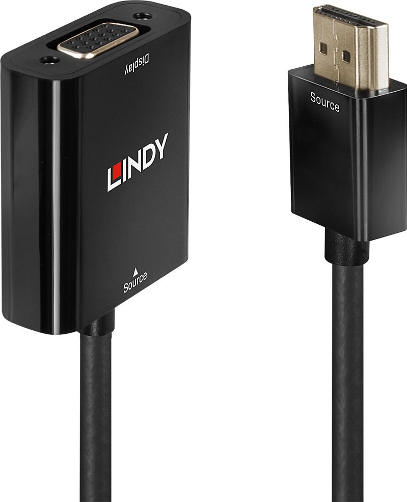 Lindy Konverter HDMI auf VGA 1080p ohne Scaling tīkla iekārta