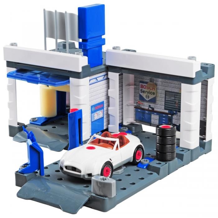 Bosch 8647 service station with car and car wash