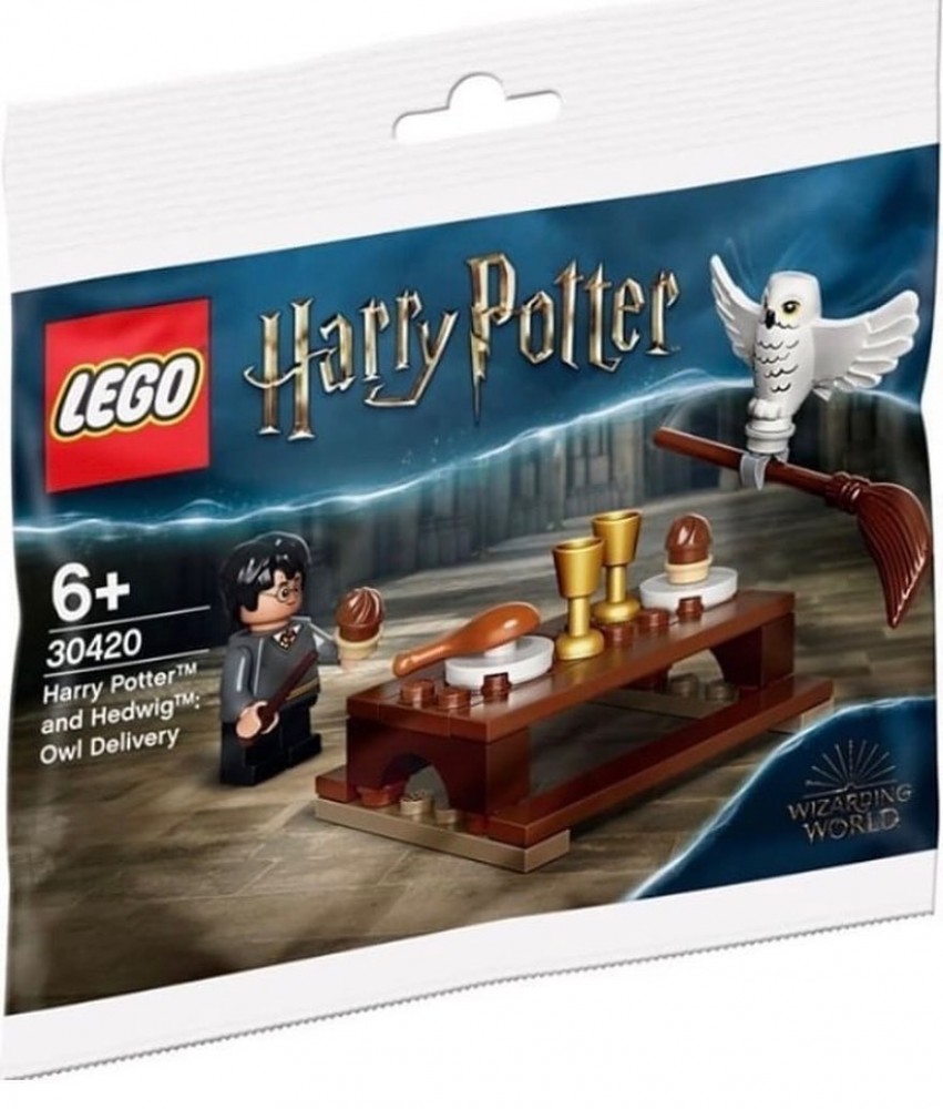 Bricks Harry Potter and Hedwig Owl delivery LEGO konstruktors