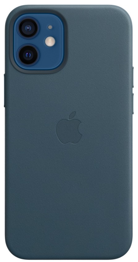 iPhone 12 mini Leather Case with MagSafe - Baltic Blue maciņš, apvalks mobilajam telefonam