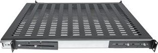 Intellinet Network Solutions Polka przeznaczona for montowania w szafie Rack 1U, 600mm, Melns (712613)