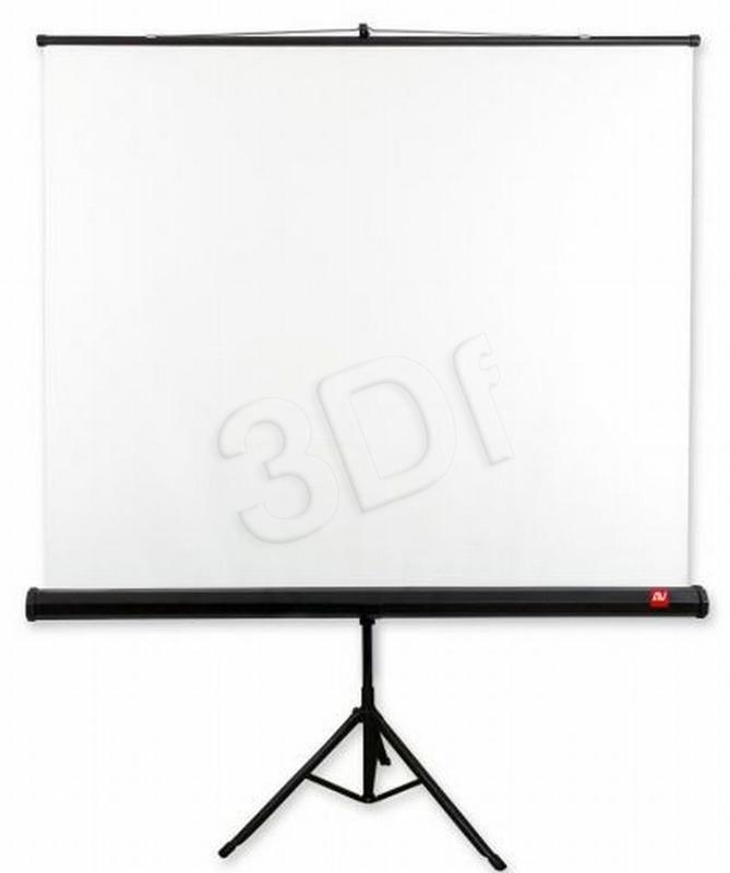 Avtek ekran projekcyjny TRIPOD STANDARD 175 (na stojaku rozwijany rzcznie 175x175cm) ekrāns projektoram