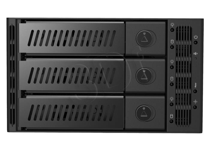 CHIEFTEC 2x5.25 bays for 3 SAS/SATA HDDs cietā diska korpuss