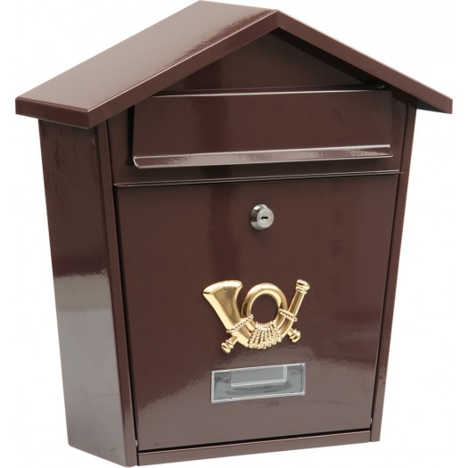 Vorel Letter box 380x320x100mm brown 78582 Dārza mēbeles