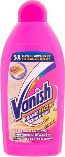 Vanish Shampoo for carpets and upholstery for hand washing Lemon 3in1 500 ml Sadzīves ķīmija