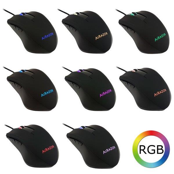 Mouse USB LC-Power M810RGB AiRazor Datora pele