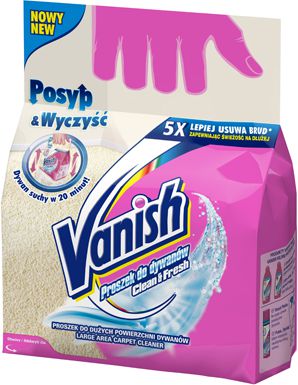 Vanish Proszek do dywanow i wykladzin 650g 8045461 (5900627056297) Sadzīves ķīmija