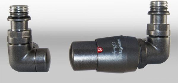 Varioterm Zestaw grzejnikowy Vision termostatyczny lewy grafit (VIGS0205CFK/L) VIGS0205CFK/L (5902249829037)