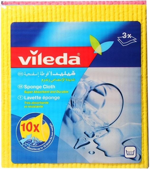 Vileda Scierka Gabkowa Aqua 5szt 142267 VILEDA PROFESSIONAL VILE-PROF-585 (8001940001432) Virtuves piederumi