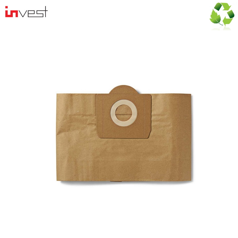 Invest Eco Paper Vacuum Cleaner bags AEG / BOSCH / ELECTROLUX / HOOVER / KARCHER (5pcs.) 6.959-130&KAR aksesuārs putekļsūcējam