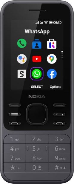 Telefon komorkowy Nokia 6300 4G Dual SIM Szary 13094-uniw Mobilais Telefons