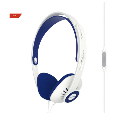 Koss Headphones KPH30iW Headband/On-Ear, 3.5mm (1/8 inch), Microphone, White, 021299192948 austiņas